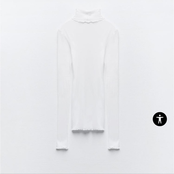 ZARA semi sheer top BNWT! - Picture 1 of 5